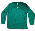 Warriors Forest Green Long Sleeve Shirt with W