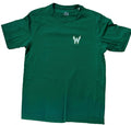 Warriors Green Cotton T-Shirt: W Graphic