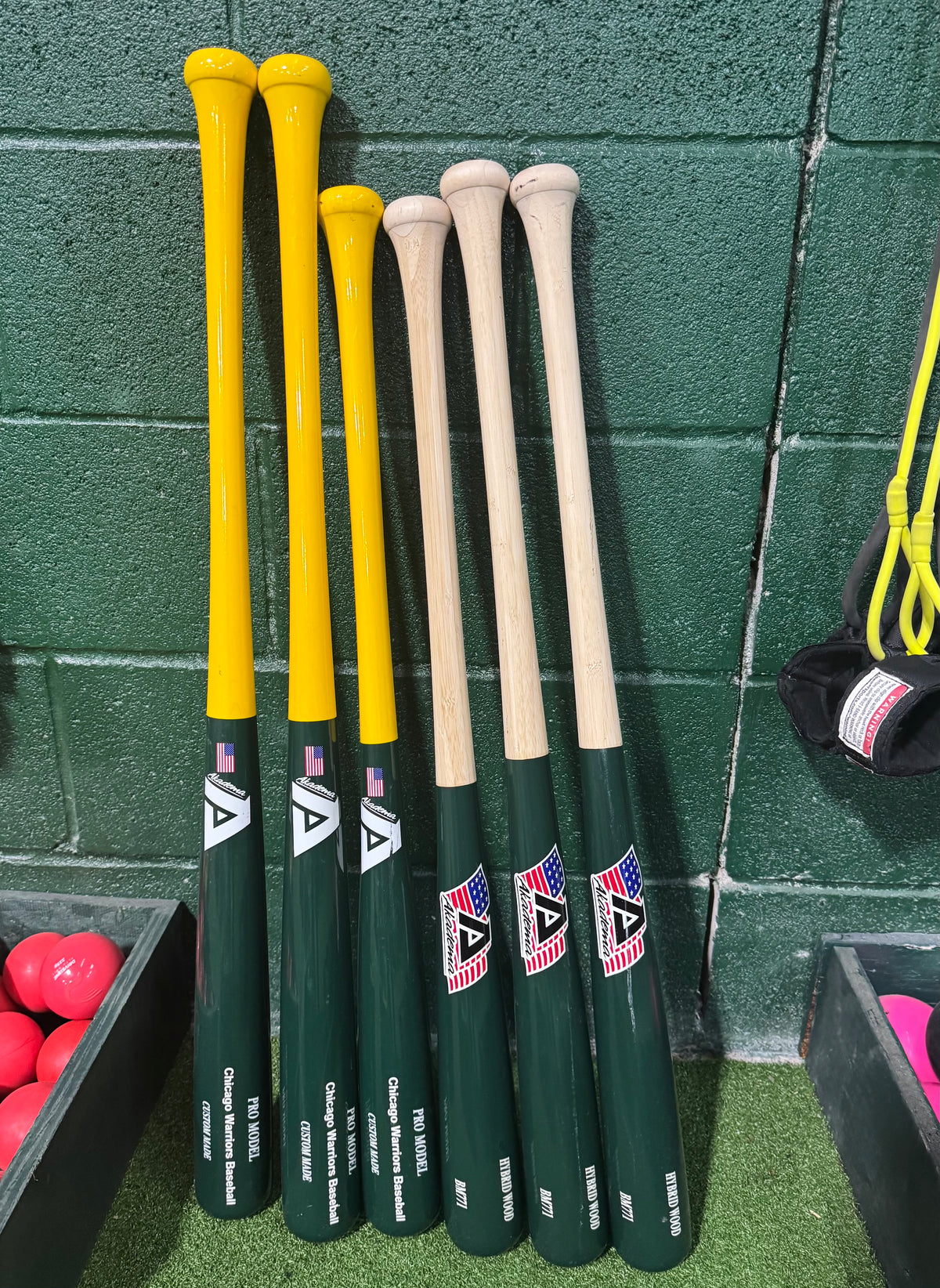 Chicago Warriors Baseball Wood (maple) Baseball Bats