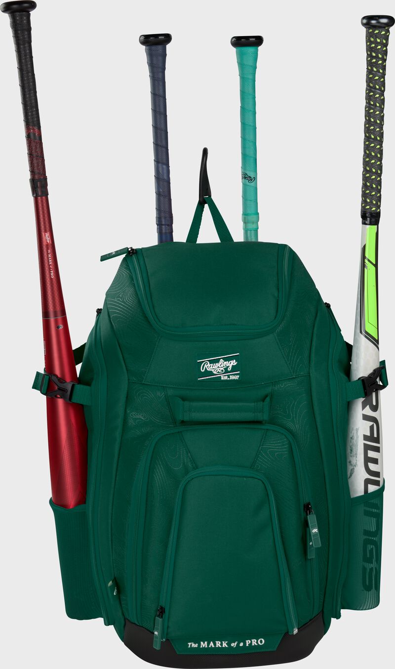 Warriors Bat Bag-Rawlings Legion2 Backpack--with Custom Embroidery - (Please type your player's last name in special instruction box at checkout)