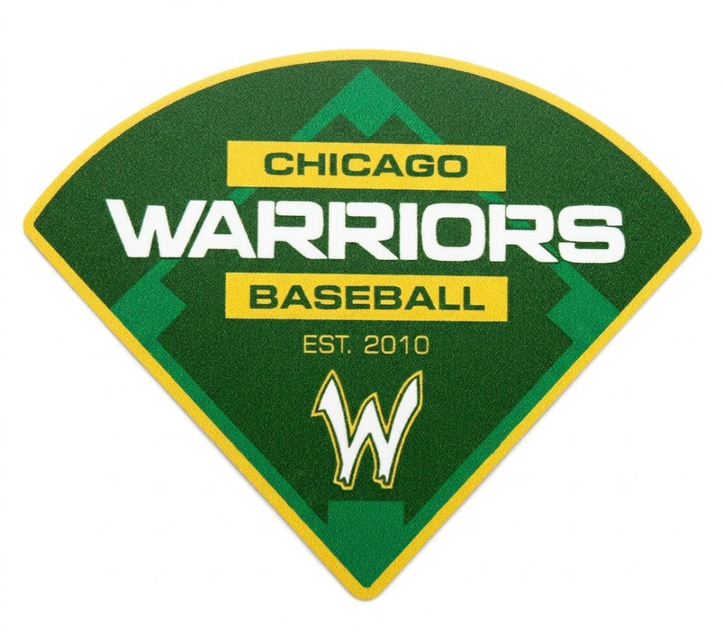 Chicago Warriors Car Magnet - New Graphic
