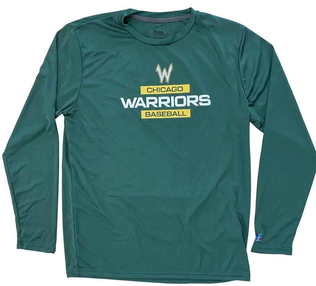 Warriors Green Long Sleeve Shirt