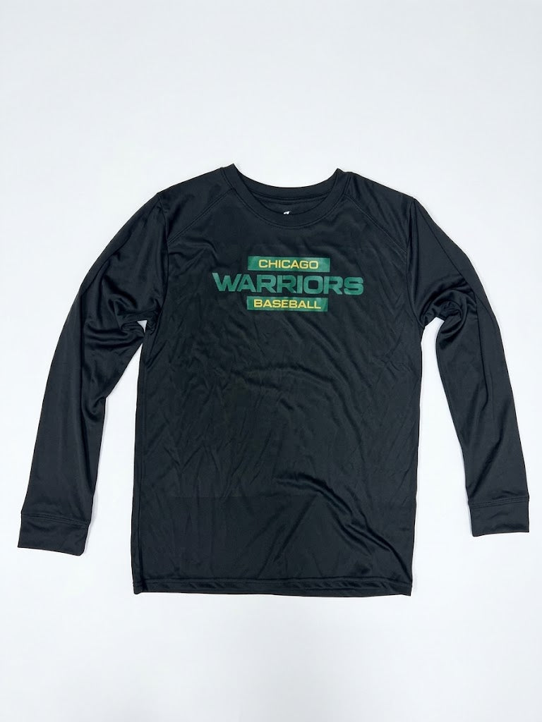 Warriors Black Long Sleeve Shirt